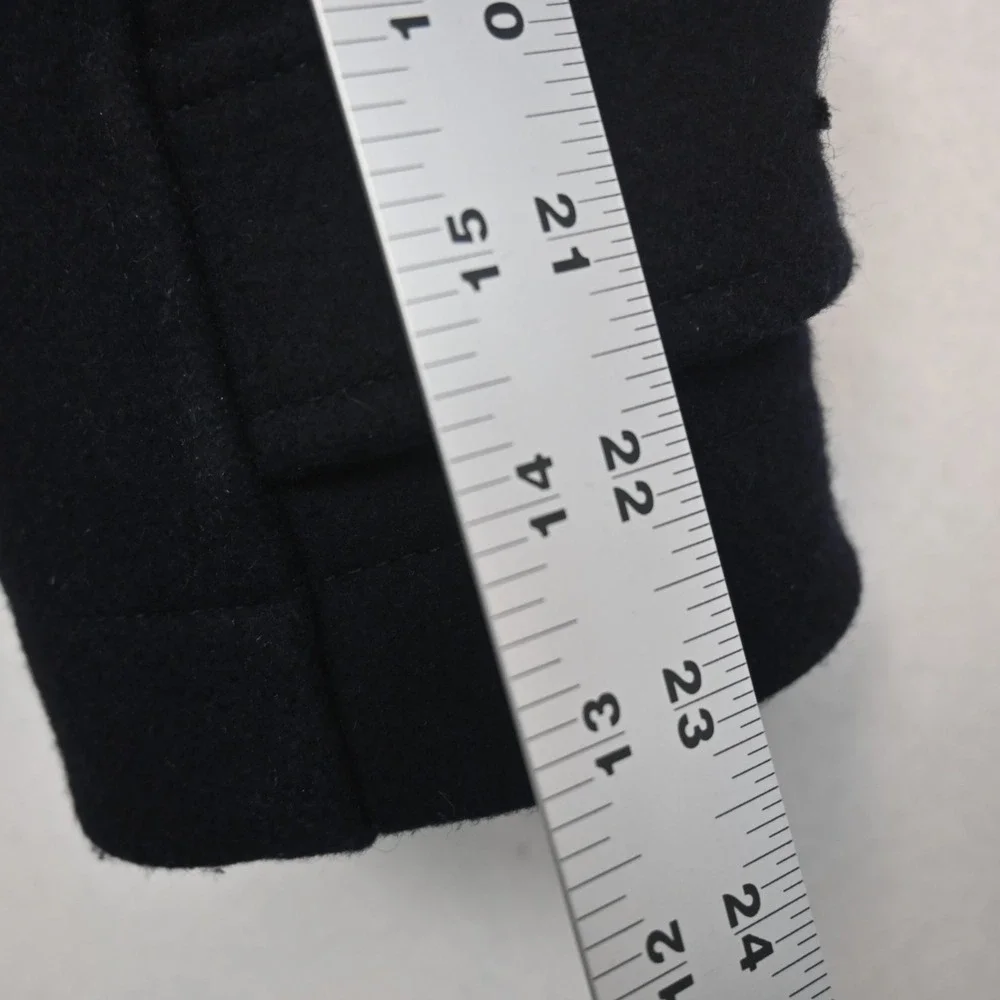 Buzz Ricksons William Gibson 38‎ Medium Wool Toggle Navy Blue Melton Coat